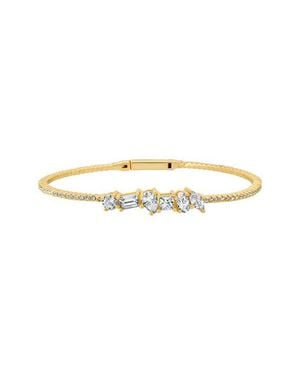 Crislu Luminous Flex Cubic Zirconia Bracelet - Multicolor
