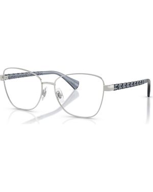 Ralph 53Mm Irregular Optical Glasses - Metallic