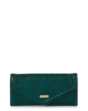 Brahmin Veronica Leather Envelope Wallet - Green