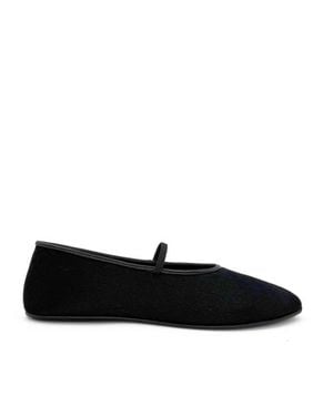 Amie Rafa Amber Pony Hair Mary Janes - Black