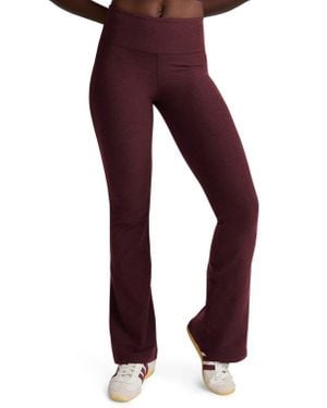 Beyond Yoga Space Dye High Waist Bootcut Leggings - Purple