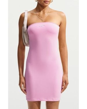 Nike Strapless Minidress - Pink