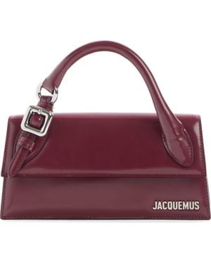 Jacquemus Le Chiquito Long Leather Top Handle Bag - Purple