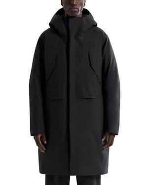 Veilance Sorin Hooded Waterproof Down Parka - Black