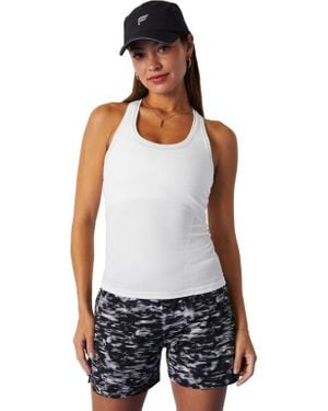 Fabletics Feather Tech+ Racerback Tank - White