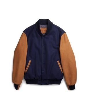 Last Wolf Baker Mount Varsity Jacke - Blue