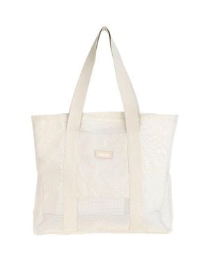 Sande Beach Hauler Mini Mesh Beach Bag - Natural