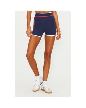 Beach Riot Ryder Stripe Shorts - Blue