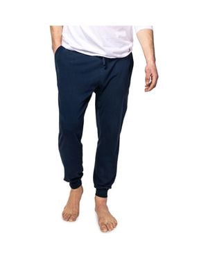 Petite Plume Pima Cotton Pants - Blue