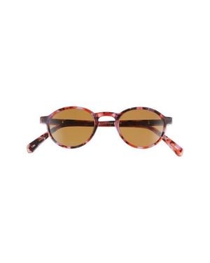 Eyebobs Board Stiff 43Mm Round Polarized Sunglasses - Brown