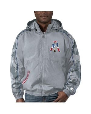 Starter New England Patriots Thursday Night Gridiron Throwback Full-Zip Jacket - Gray