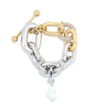 Rabanne Xl Link Bracelet - White