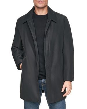 Andrew Marc Mackintosh With Hooded Bib - Black