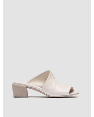 Officine Creative Hadry 008 Leather Heeled Sandals - Natural