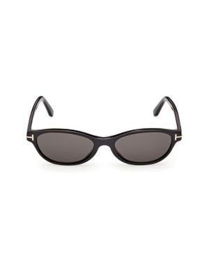Tom Ford Chloe 52Mm Oval Sunglasses - Multicolor