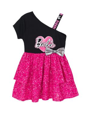 Barbie Glitter Flare Dress - Pink