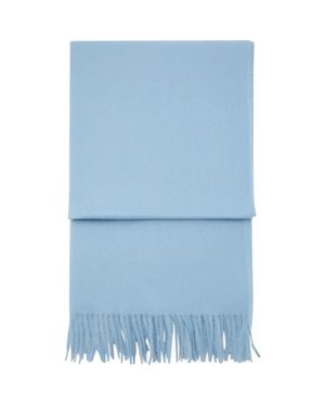 Mango Fringe Scarf - Blue