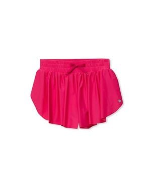 Lands' End Girls Active Flutter Shorts - Pink