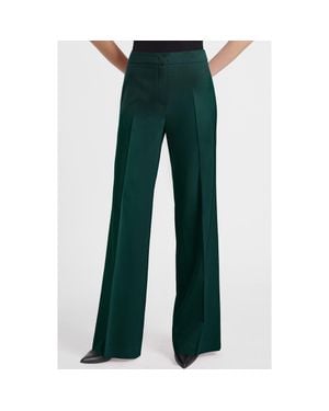 Santorelli Camila Wide Leg Pant - Green