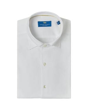 Robert Talbott Morgan Pinpoint Oxford Shirt - Blue