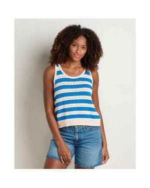 Toad & Co. Bianca Pointelle Tank - Blue