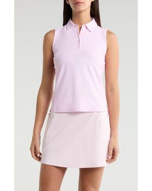 G/FORE Golf Sleeveless Polo - Purple