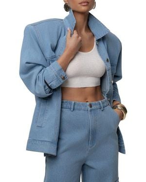 JLUXLABEL Next Phase Denim Jacket - Blue