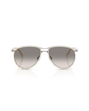 Brunello Cucinelli Apheleion 57Mm Gradient Pilot Sunglasses - Metallic