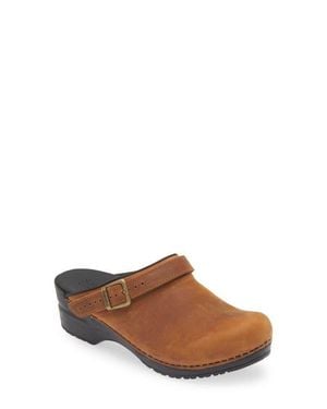 Sanita Morse Slingback Clog - Brown