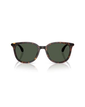 Moncler Kora 53Mm Polarized Oval Sunglasses - Green