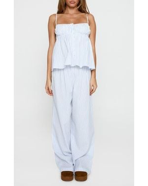 Princess Polly Cassini Tank & Pants Set - Blue