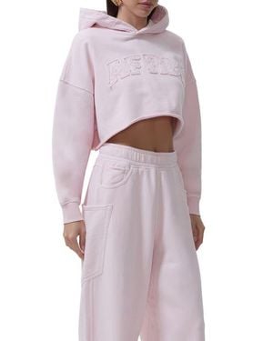 AFRM Darius Crop Cotton Hoodie - Multicolor