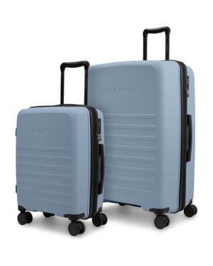 Bugatti Seoul 2 Piece Hardside Luggage Set With Expansion - Blue