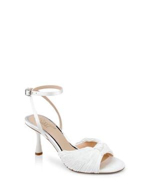 Badgley Mischka Ibis Ankle Strap Sandal - White