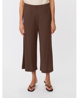 Masai Mapryvora Wide Leg Cropped Trouser - Brown