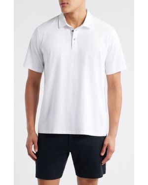 W.r.k. Reworked Woven Collar Polo - White