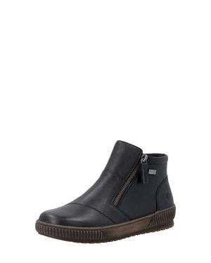 Remonte Maditta 83 Leather High Top Sneaker - Black