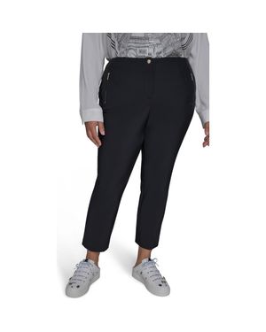 KARL LAGERFELD Double Zip Pants - Black