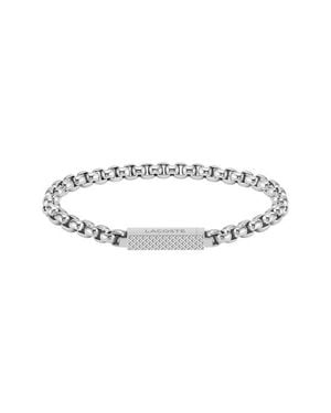 Lacoste Lessential Bar Pendant Bracelet - Metallic