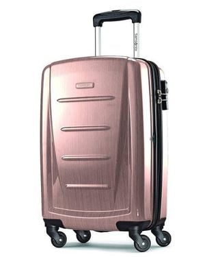 Samsonite Winfield 2 Carry-On 20-Inch Hardside Luggage With Spinner Wheels - Pink
