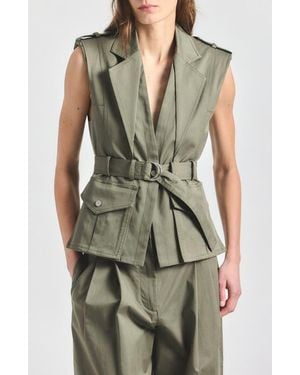 10 Crosby Derek Lam Scottie Vest - Green