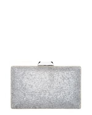 Nina Desyre Crystal Minaudière - Gray