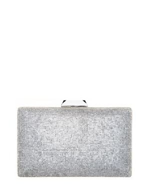 Nina Desyre Crystal Minaudière - Gray
