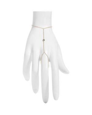 Meira T Evil Eye Hand Chain - White