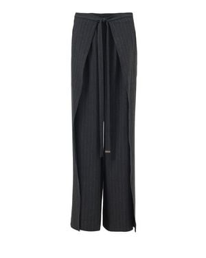 eem Wide-Leg Pants - Black