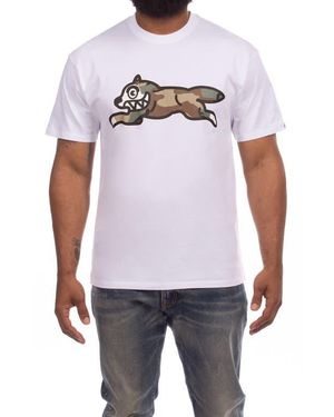 ICECREAM Camo Dog Graphic T-Shirt - White
