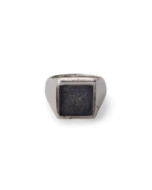 EX-A STUDIO Core Square Signet - Black