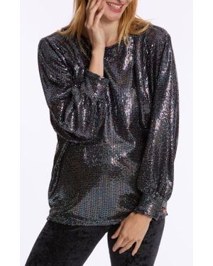 Cache Coeur Coco Stretch Maternity/Nursing Top - Black