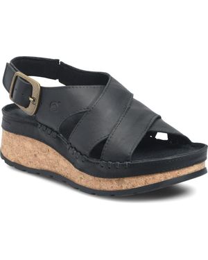 Børn Kavala Platform Sandal - Blue