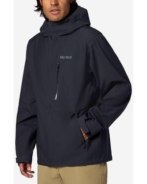 Marmot Precip Eco Pro Waterproof Hooded Jacket - Blue